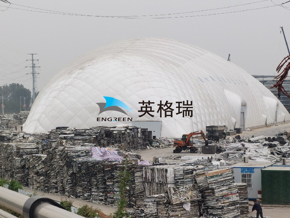快速搭建、節(jié)能環(huán)保的物流解決方案丨氣膜倉庫